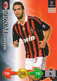 Mathieu Flamini A.C. Milan 2009/10 Panini Super Strikes CL #7